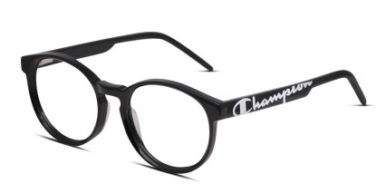Champion x GlassesUSA.com Bushwick Shiny Black glasses - Shiny Black - Angle View