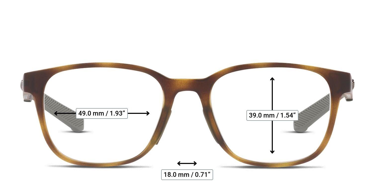 Costa Del Mar 06A8022 Ocean Ridge 720 Tortoise glasses - Measurements