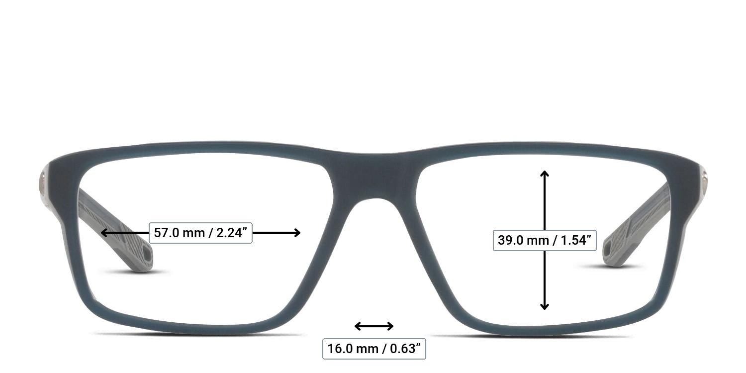 Costa Del Mar 6A8014 Ocr 400 Blue glasses - Measurements