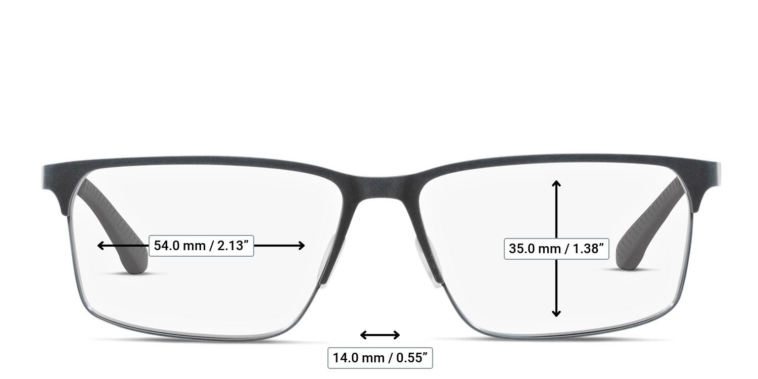 Costa Del Mar 6A3008 Bimini Road 400 Blue glasses - Measurements