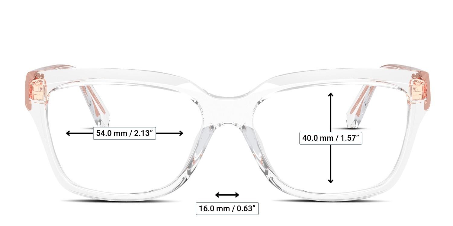 Michael Kors MK4117U Birmingham Clear glasses - Measurements