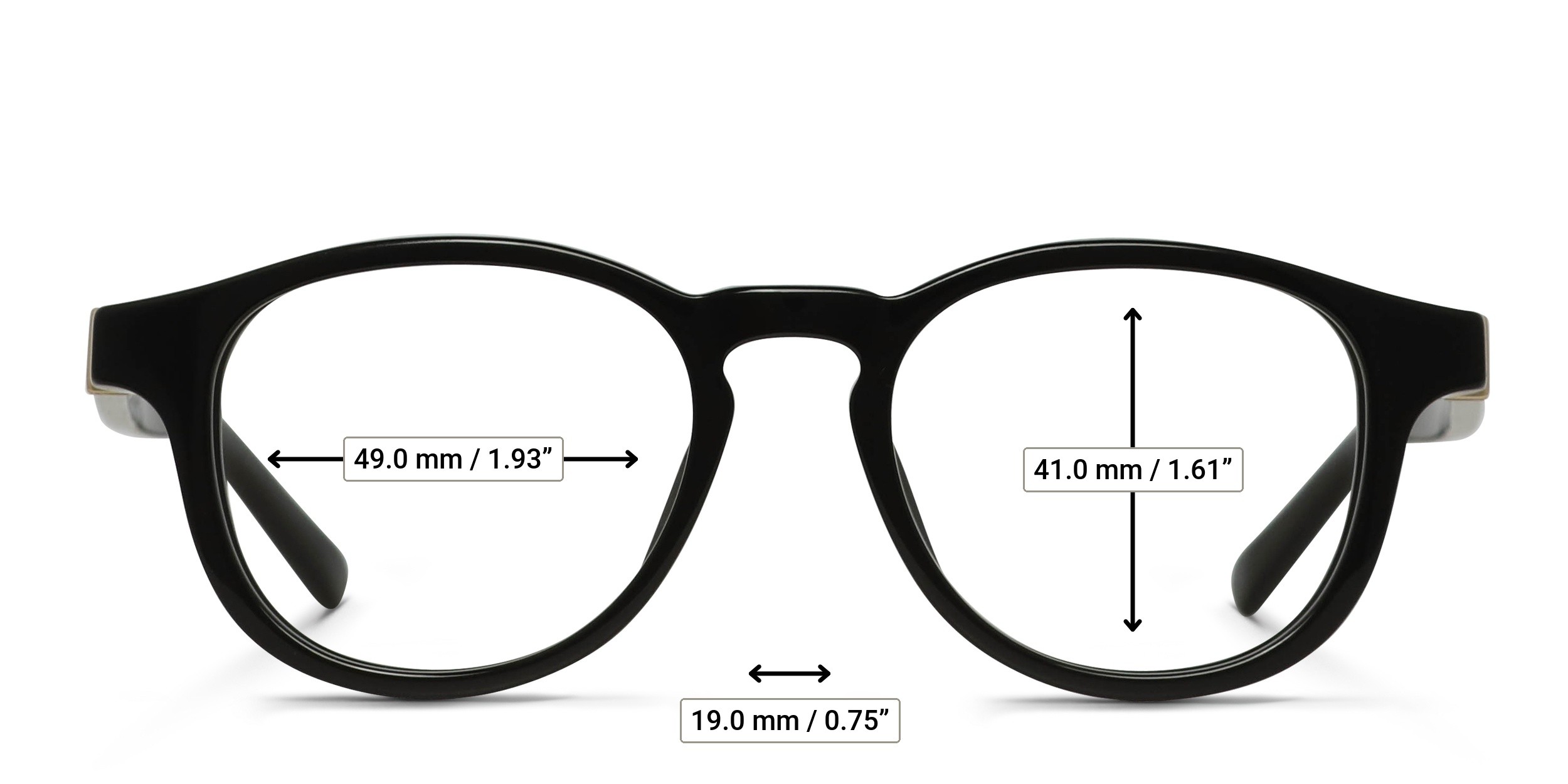 Gucci GG1510O Black glasses - Measurements