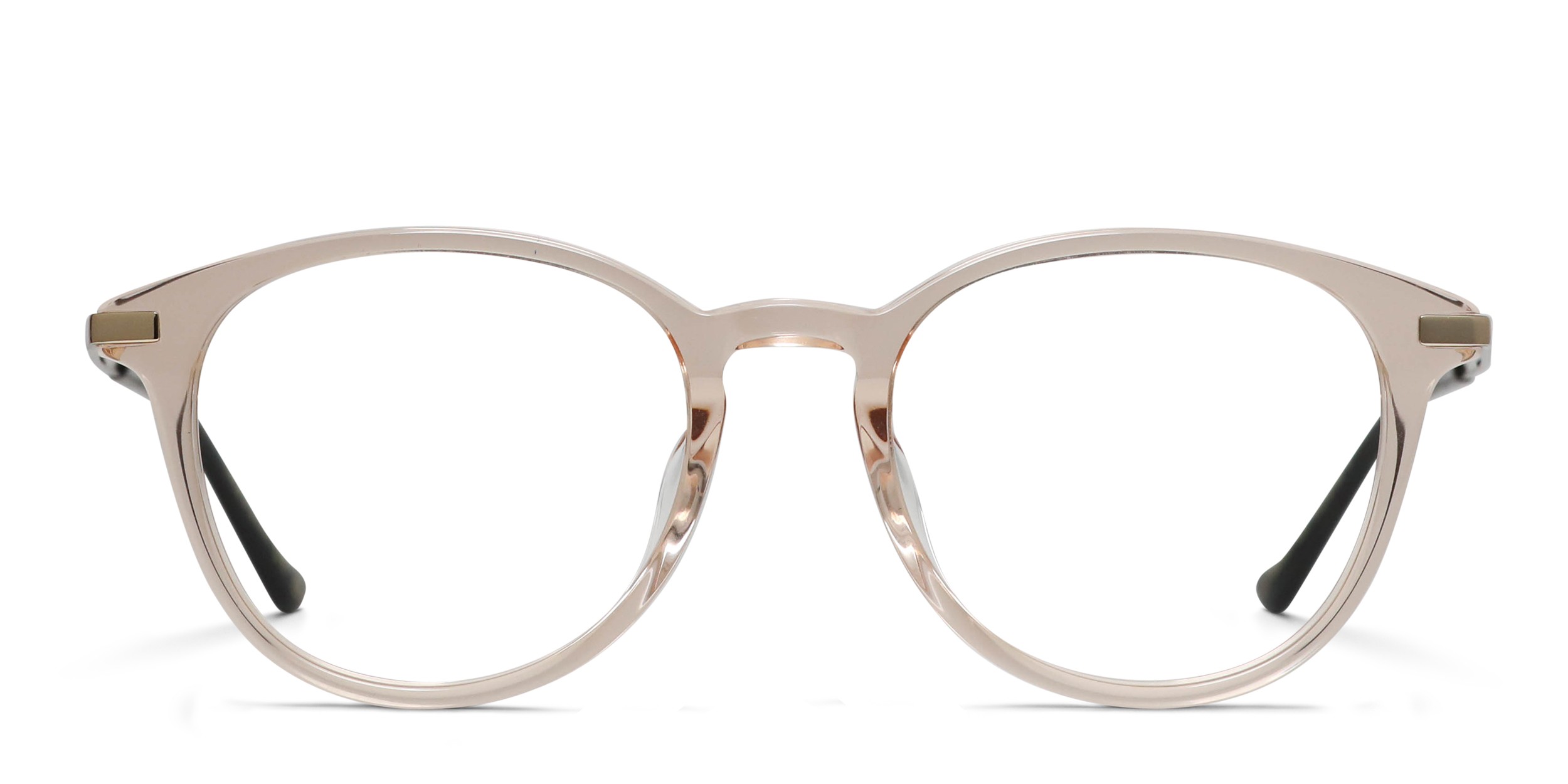 Gucci GG1466OA Pink, Clear glasses - Pink / Clear - Frontal View