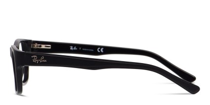 Ray-Ban RX5268 Matte Black glasses - Matte Black - Side View