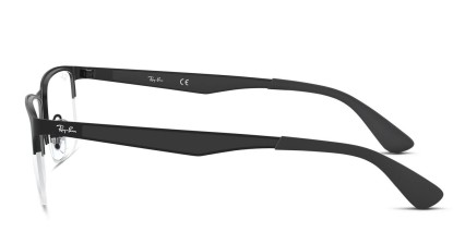 Ray-Ban RX6335 Black glasses - Black - Side View