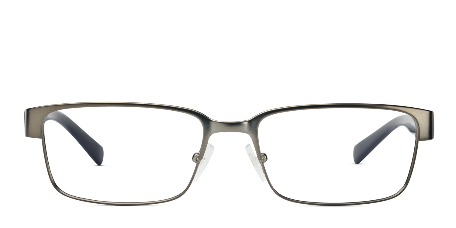 Armani Exchange AX1017 Gunmetal, Blue glasses - Blue / Gunmetal - Frontal View