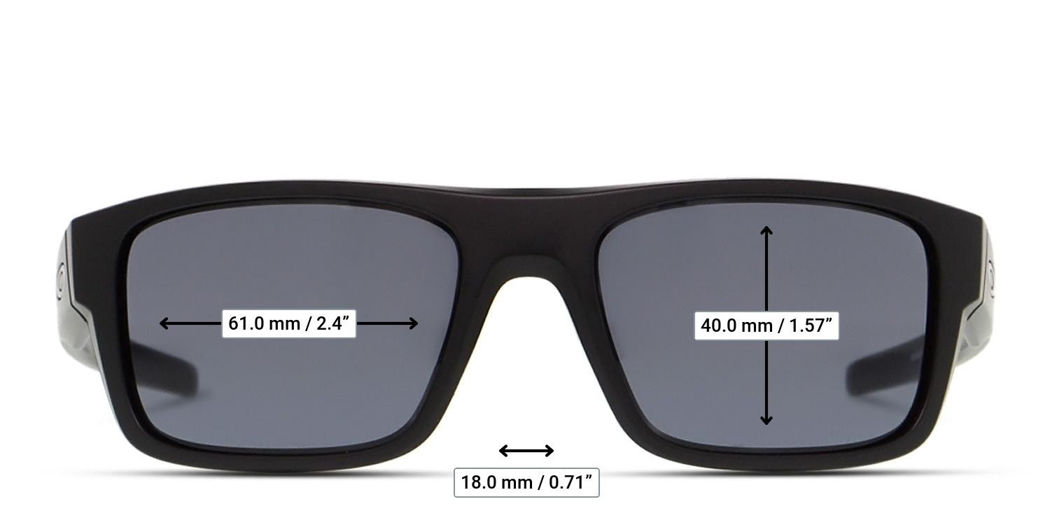 Oakley Drop Point Black glasses - Measurements