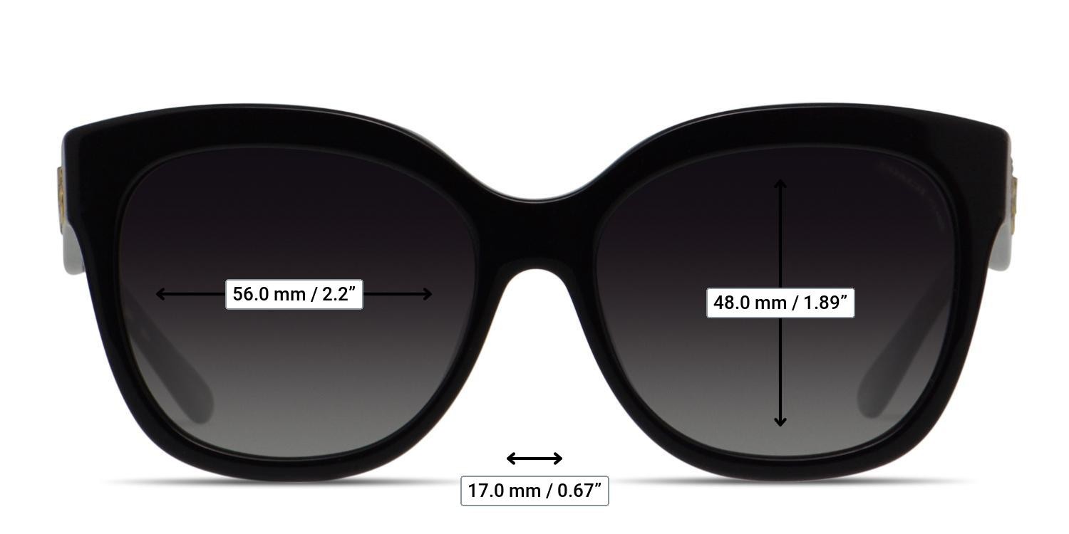 Coach HC8264 Shiny Black glasses - Measurements