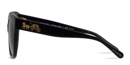 Coach HC8264 Shiny Black glasses - Shiny Black - Side View