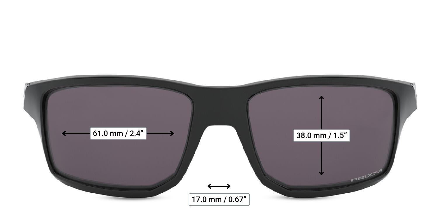 Oakley OO9449 Gibston Prizm Shiny Black glasses - Measurements