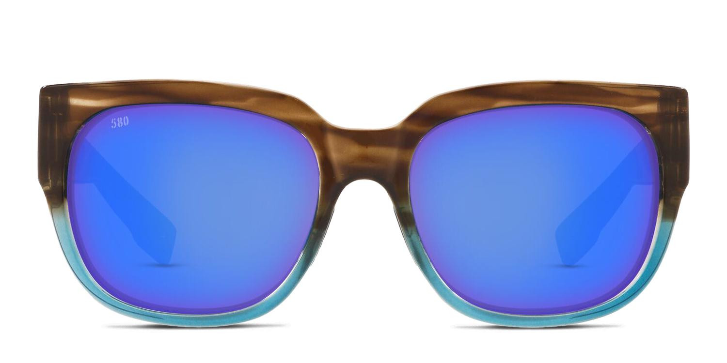 Costa Del Mar Waterwoman Tortoise, Multicolor, Blue glasses - Multicolor / Blue / Tortoise - Frontal View