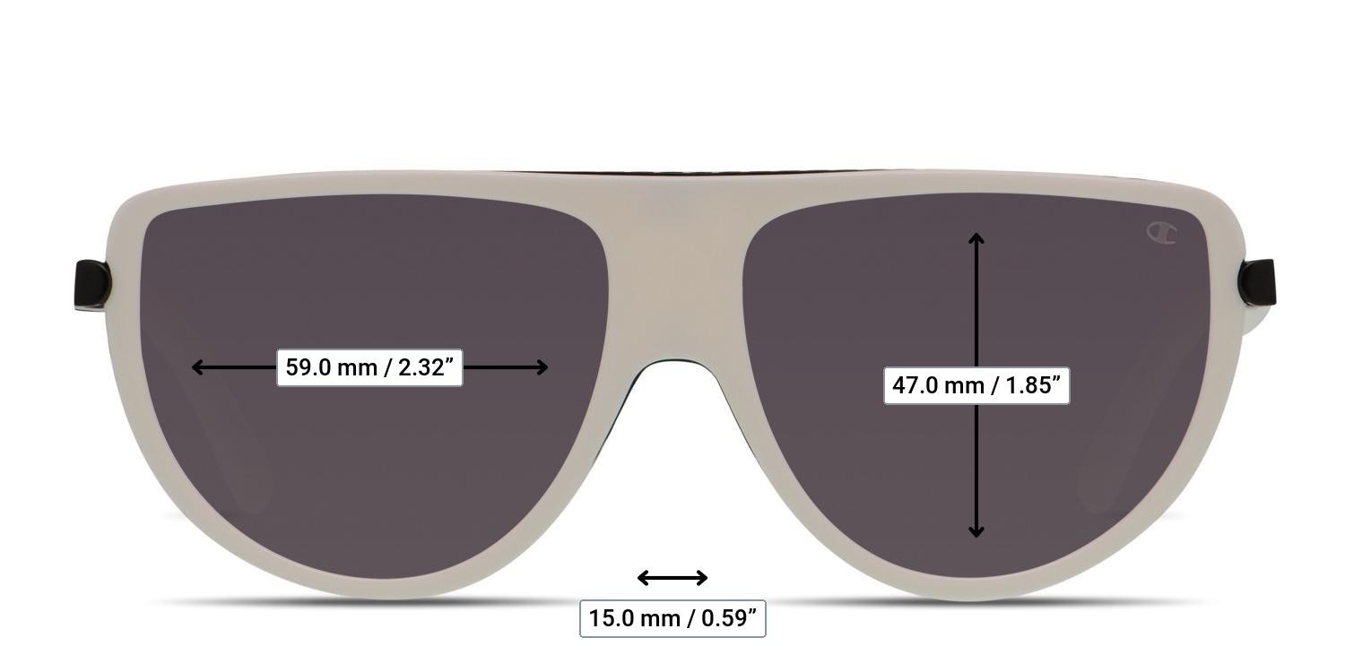 Champion Ray White, Black glasses - Measurements