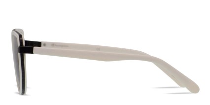 Champion Ray White, Black glasses - White / Black - Side View