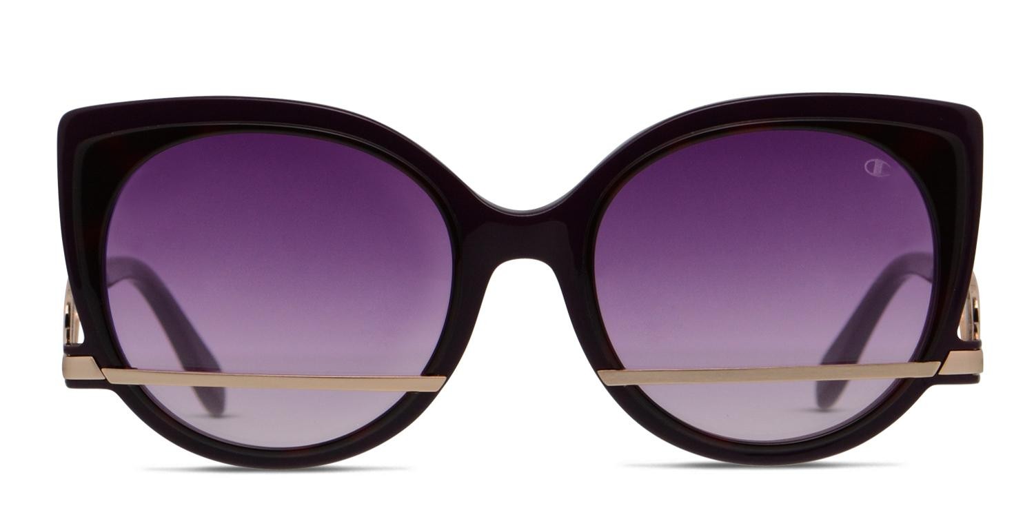 Champion Gwen Purple, Gold glasses - Purple / Gold - Frontal View