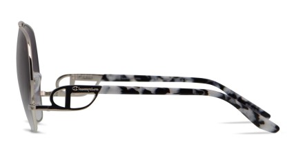Champion Jluv Silver, Gray, Pattern glasses - Silver / Gray / Tortoise - Side View