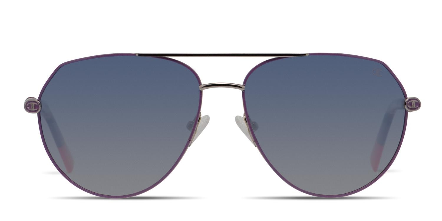 Champion Kiki Purple, Gunmetal glasses - Purple / Gunmetal - Frontal View