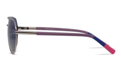 Champion Kiki Purple, Gunmetal glasses - Purple / Gunmetal - Side View
