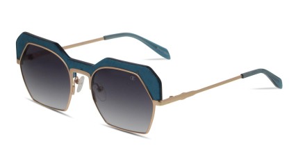 Champion Lolo Blue, Gold glasses - Blue / Gold - Angle View