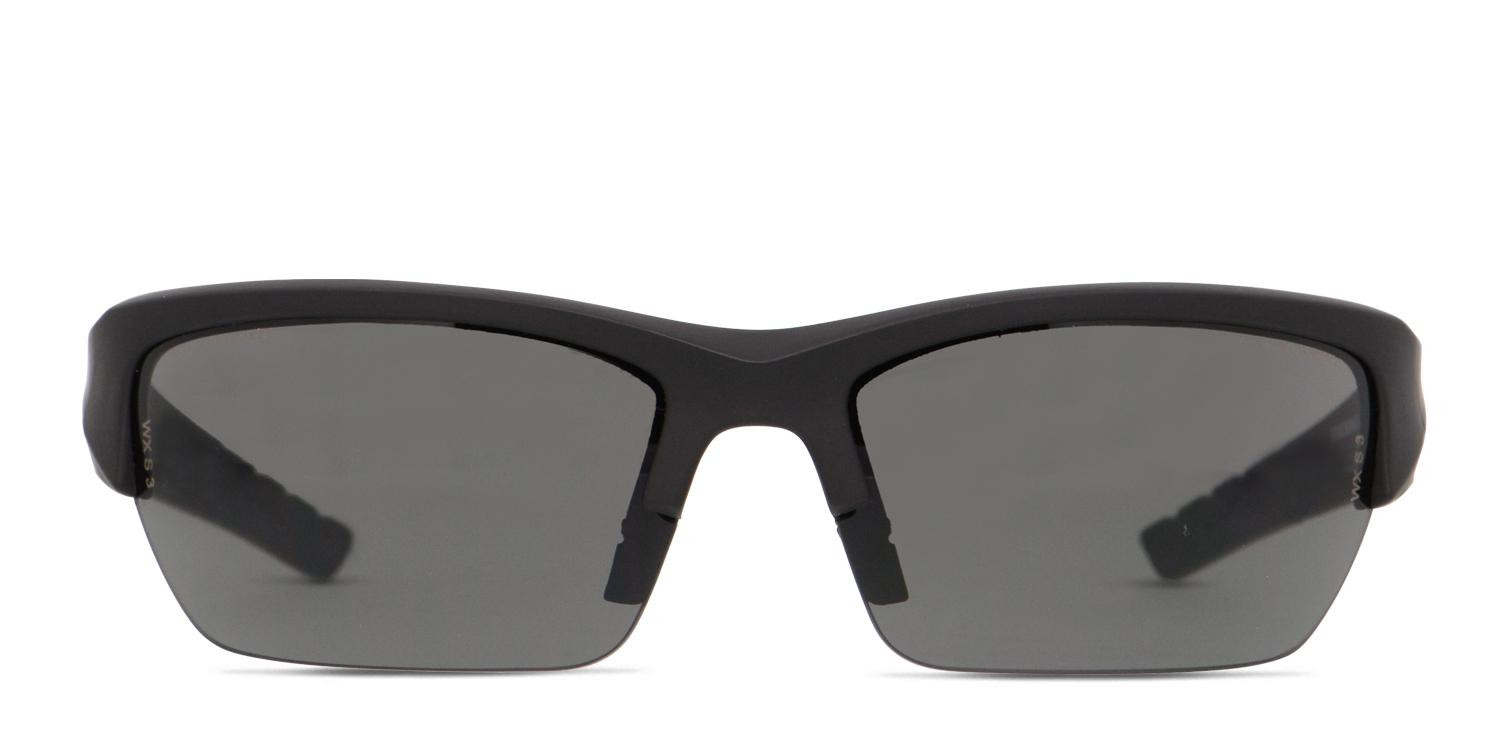 Wiley X Valor Black, Gray glasses - Black / Gray - Frontal View