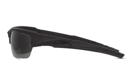 Wiley X Valor Black, Gray glasses - Black / Gray - Side View