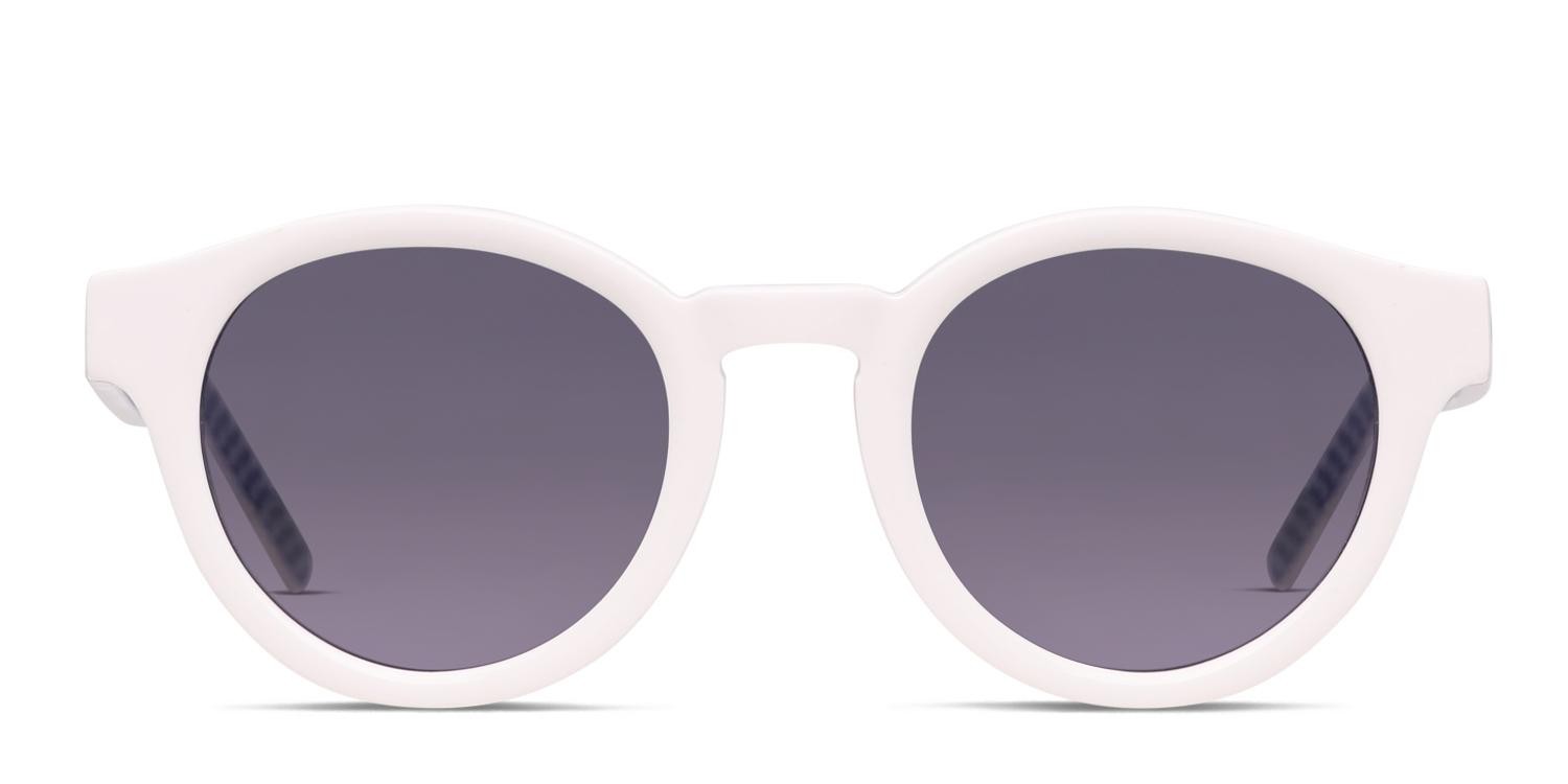 Champion x GlassesUSA.com Sunnyside White glasses - White - Frontal View