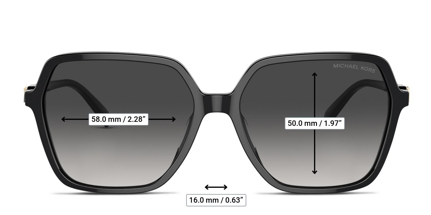 Michael Kors MK2196U Jasper Black glasses - Measurements