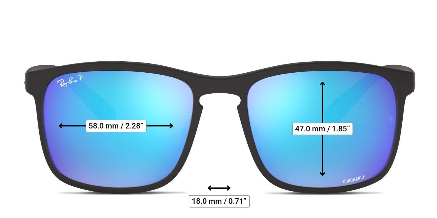 Ray-Ban 4264 Black, Blue glasses - Measurements