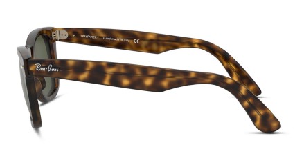 Ray-Ban 4340 Wayfarer Tortoise, Green glasses - Tortoise / Green - Side View