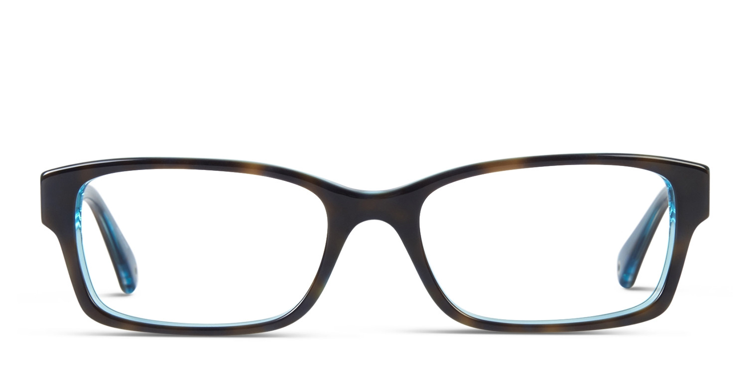 Coach HC6040 Brooklyn Tortoise, Blue glasses - Blue / Tortoise - Frontal View