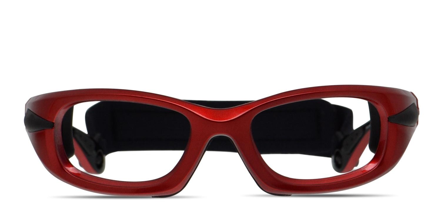Progear EG-M1020 Red, Black glasses - Red / Black - Frontal View