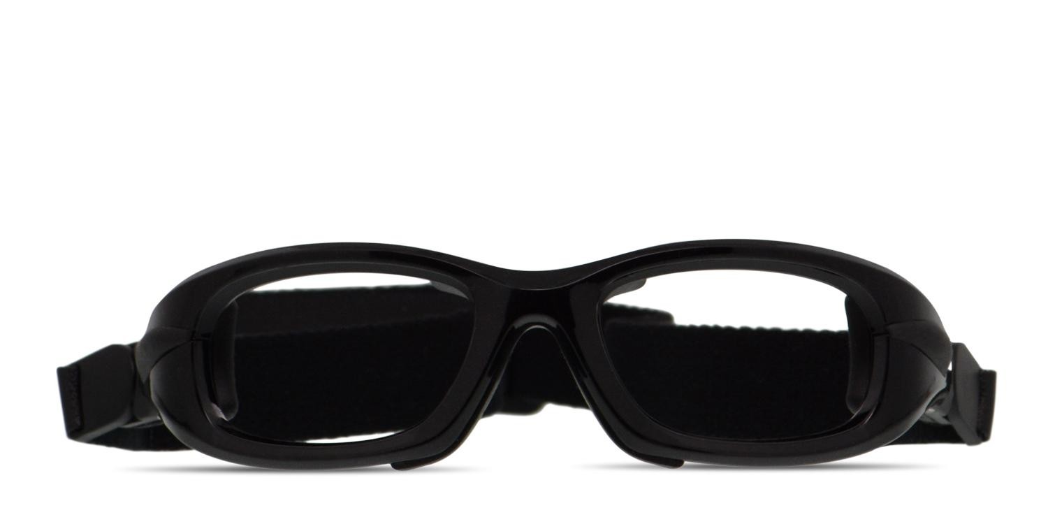 Progear EG-M1021 Shiny Black glasses - Shiny Black - Frontal View