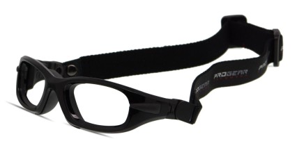 Progear EG-M1021 Shiny Black glasses - Shiny Black - Angle View