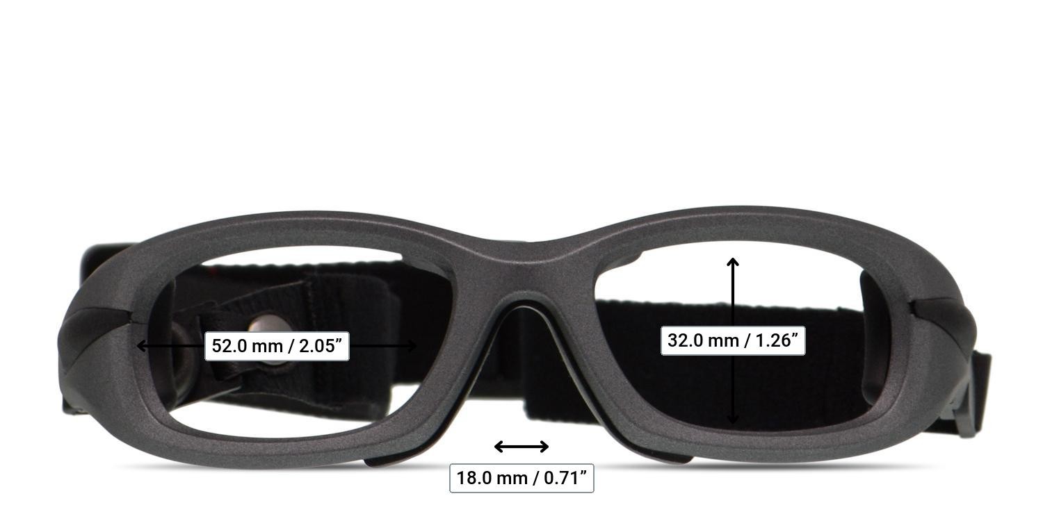 Progear EG-M1021 Gray, Black glasses - Measurements