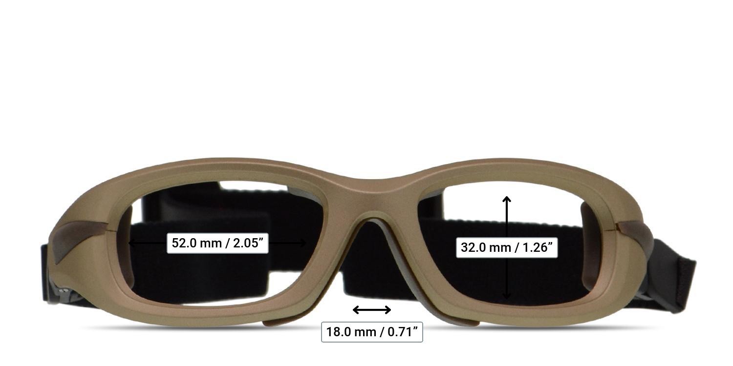Progear EG-M1021 Beige glasses - Measurements