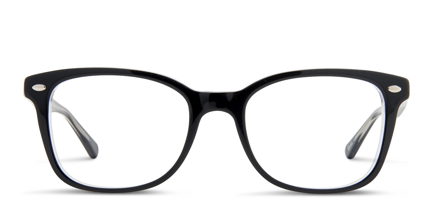 Ray-Ban RX5285 Black glasses - Shiny Black - Frontal View