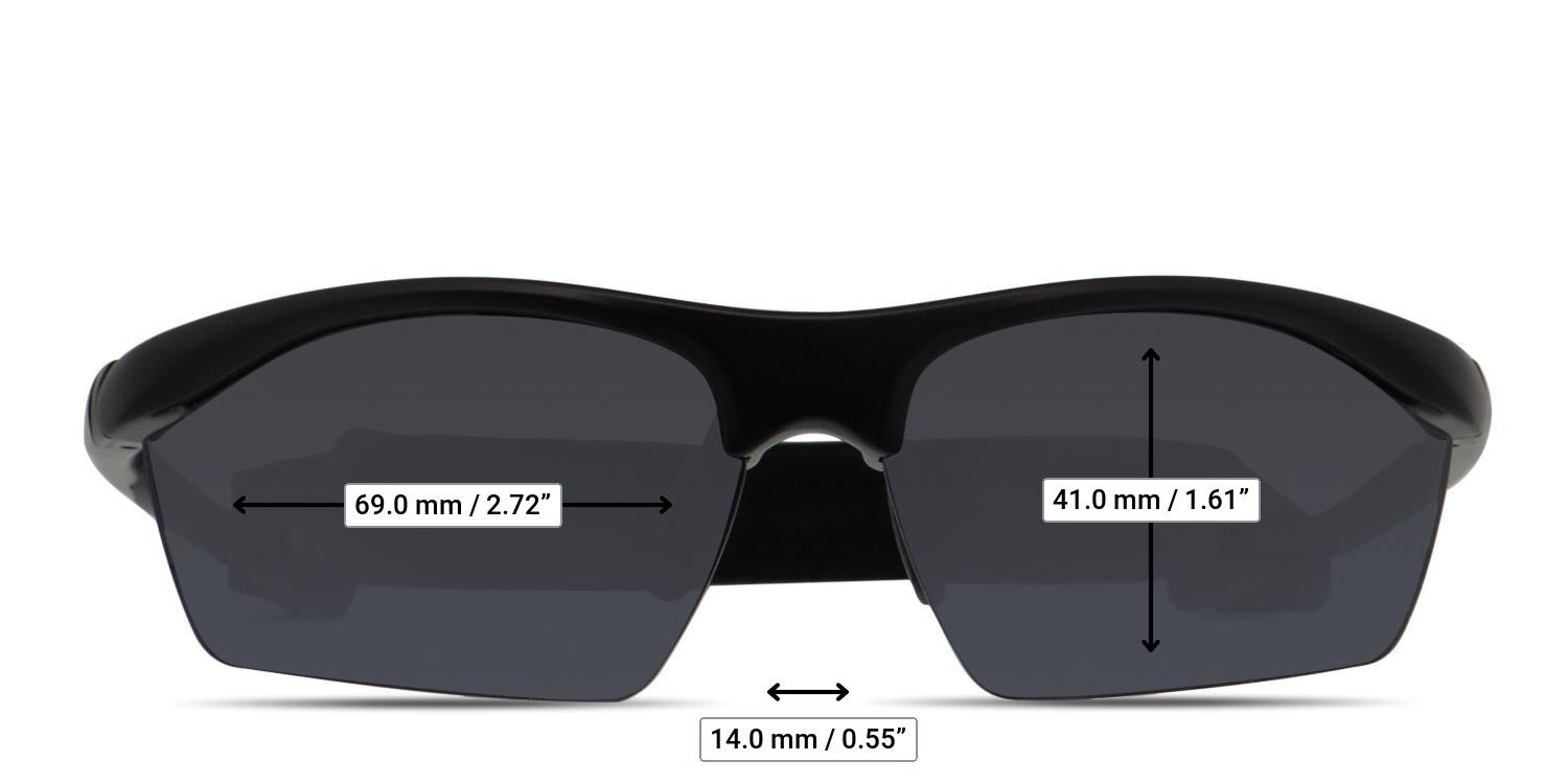 Progear Dash 2 S-1282 Black glasses - Measurements