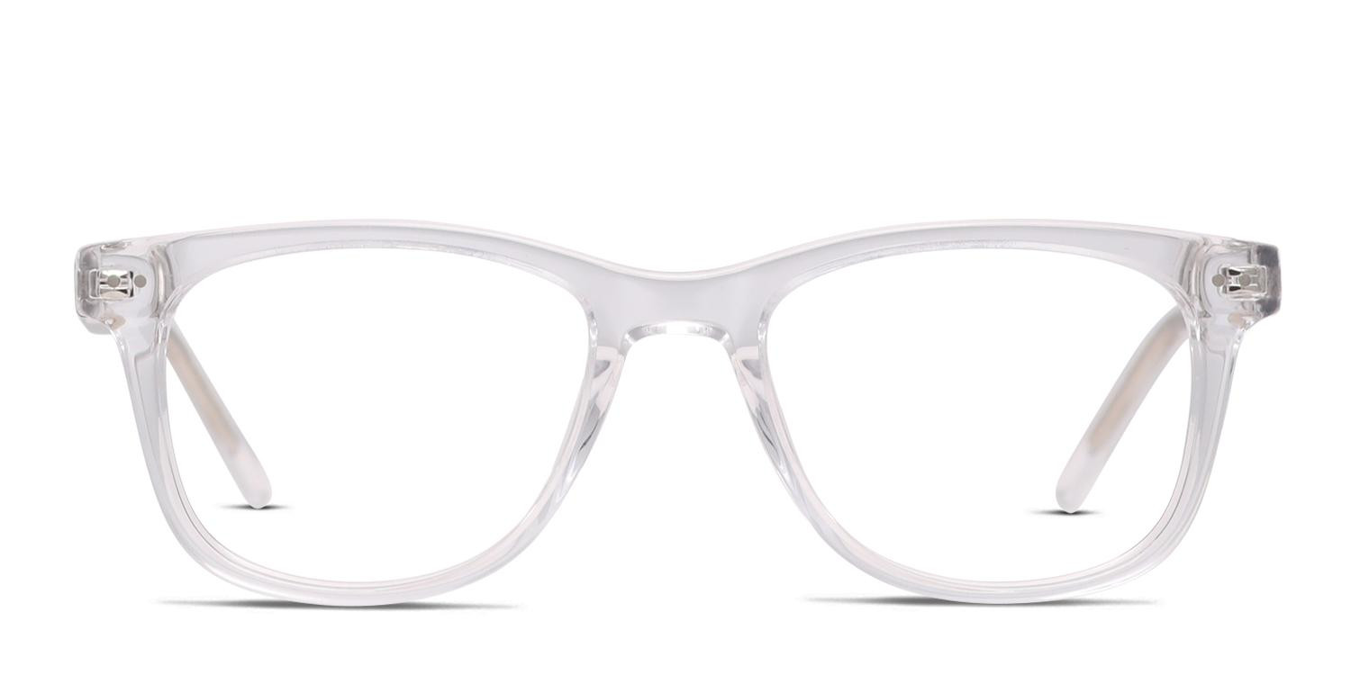 Olos Big John Clear Kids glasses - Clear - Frontal View