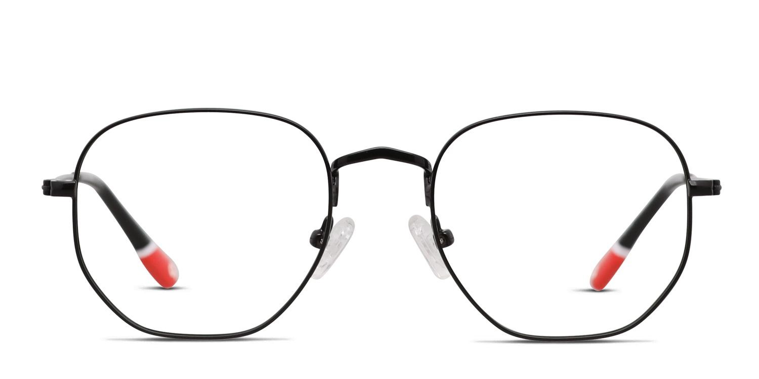 Olos Everclear Kids Black glasses - Black - Frontal View