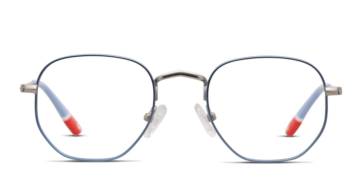 Olos Instrumental Kids Blue, Silver glasses - Blue / Silver - Frontal View
