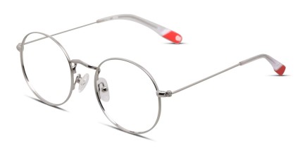Olos Classy Kids Silver glasses - Silver - Angle View