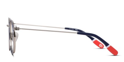 Olos Recess Kids Blue, Silver glasses - Blue / Silver - Side View