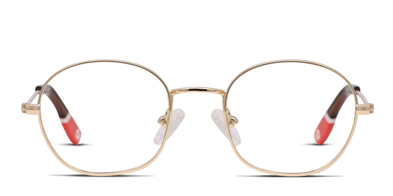 Olos Academic Kids Gold glasses - Gold - Frontal View