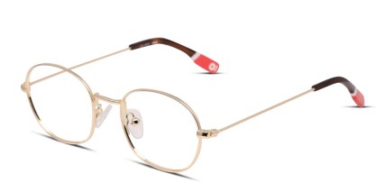 Olos Academic Kids Gold glasses - Gold - Angle View