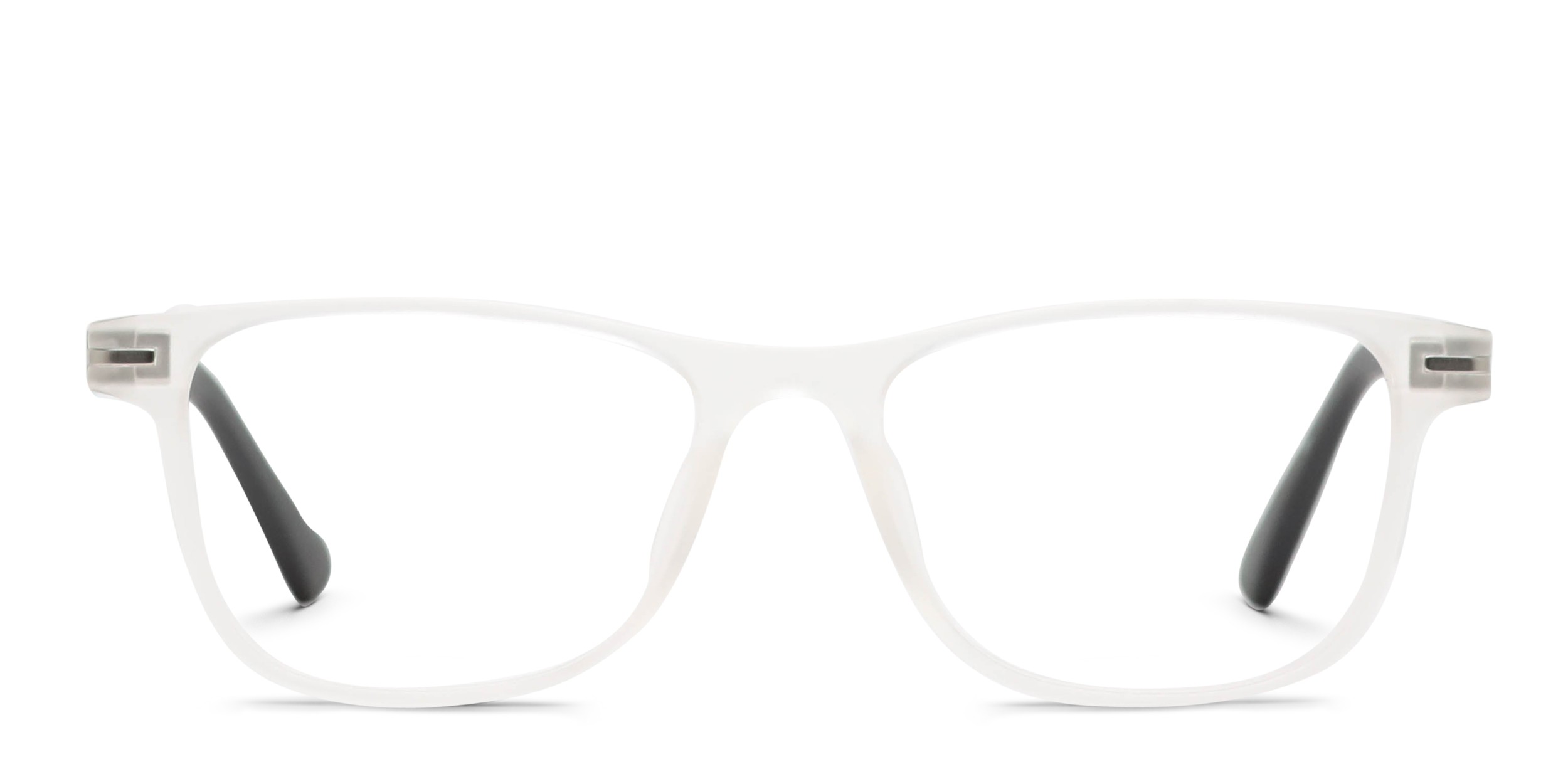 Olos Elijah w/Clip-on Kids Clear, Blue glasses - Clear / Blue - Frontal View