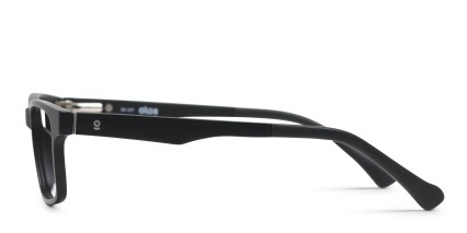 Olos Ty w/Clip-on Kids Black glasses - Black - Side View