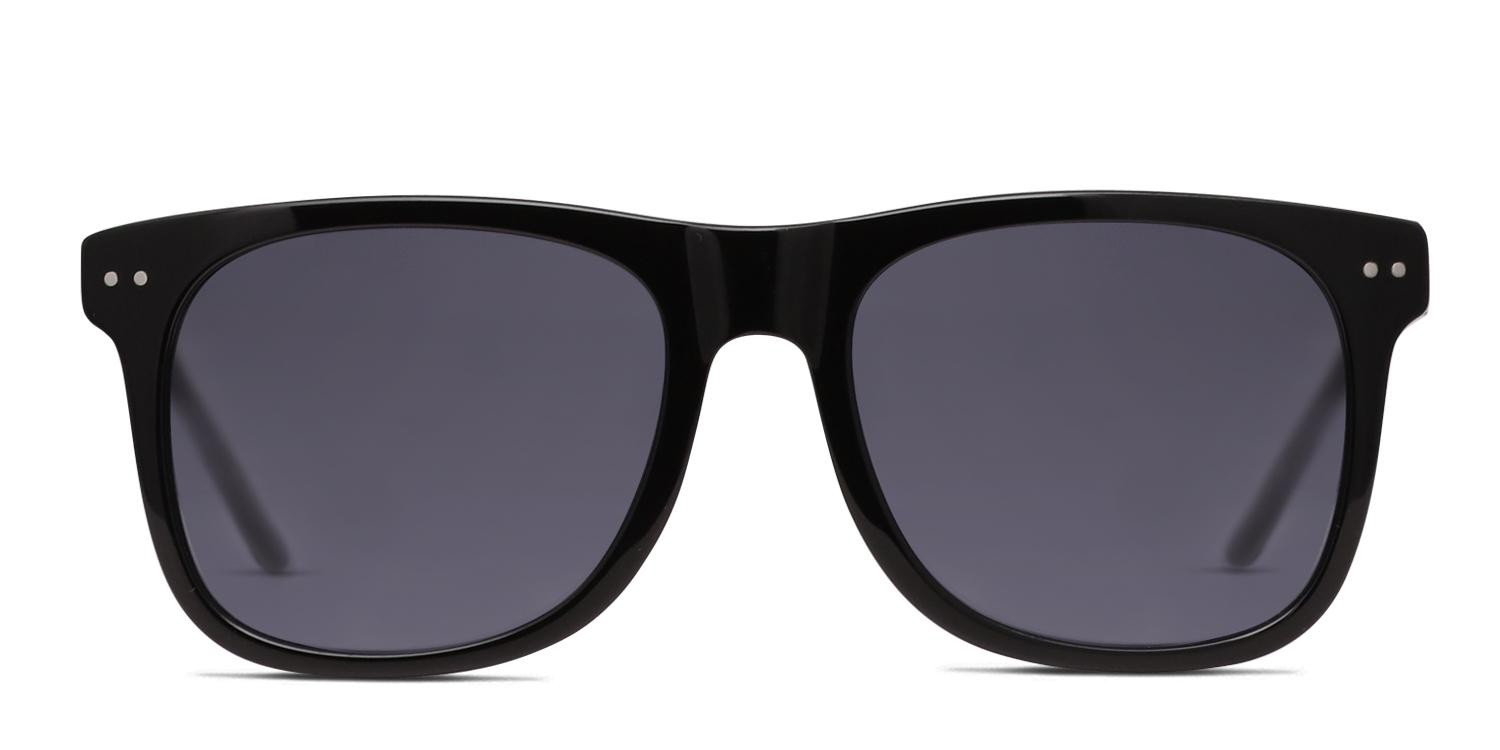 Olos A Plus Kids Shiny Black glasses - Shiny Black - Frontal View