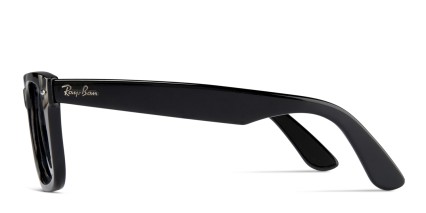 Ray-Ban RX4340V Wayfarer Ease Shiny Black glasses - Shiny Black - Side View