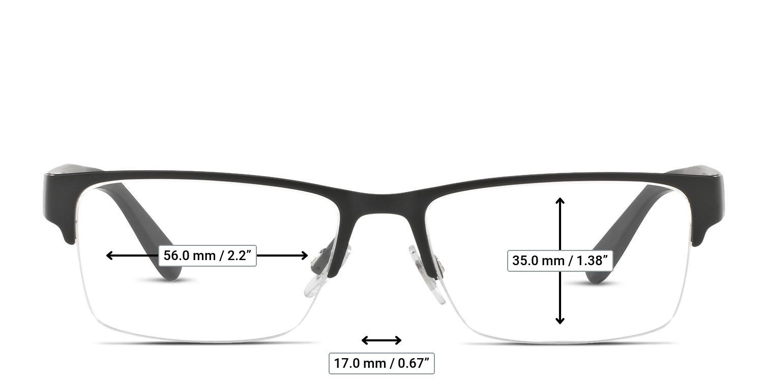 Polo Ralph Lauren PH1164 Matte Black glasses - Measurements
