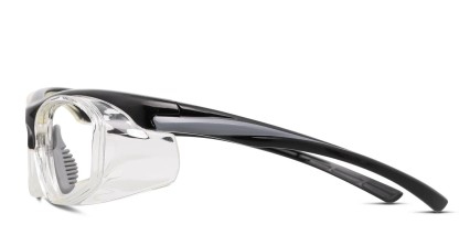 Pentax A2500 Black, Clear glasses - Black / Clear - Side View