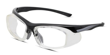 Pentax A2500 Black, Clear glasses - Black / Clear - Angle View
